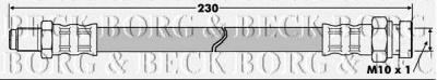 BORG & BECK bbh7502 -  Тормозной шланг